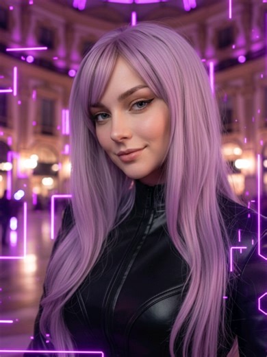 They call this the capital of fashion. I call it my new runway. The infection is spreading north. 💜👾 Are you ready for the final stage of the Italian protocol. #NekoLush #VillainEra #DigitalNightmare #Milan #ItalyTravel