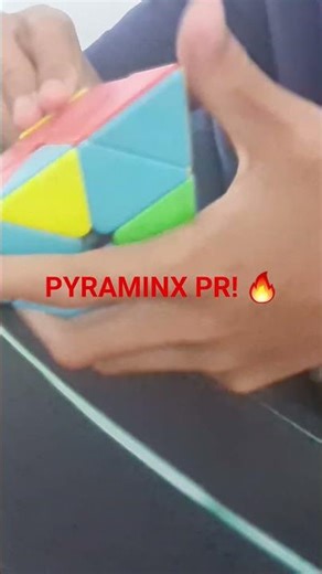 a 6.200 Flat PYRAMINX solve