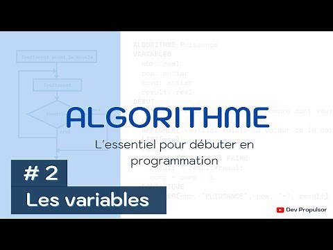 Algorithme : 2- Les variables