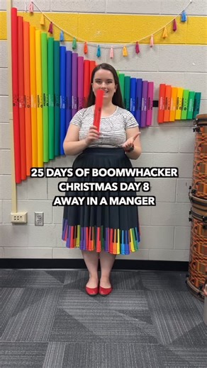 Mrs. Melody Jenkins | 25 Days of Boomwhacker Christmas Day - Away In A Manger #awayinamanger #christmas #merrychristmas | Instagram