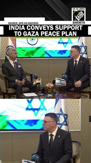‘India supports the Gaza Peace Plan…’: EAM Jaishankar in talks with Israeli FM