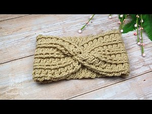 Crochet X-Twist Headband Tutorial