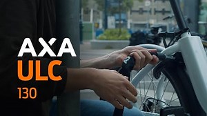 AXA Set Imenso XL Rahmenschloss + ULC 130 Einsteckkette + Tasche – Fahrradschloss mit Plug-in-Kette – Sicherheitsstufe 12 – Einsteckkette Länge 130 cm – Schlüssel ist abziehbar