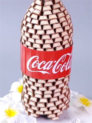 Realistic Coca Cola Bottle Cake Art Creation