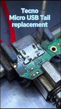 🔧 Tecno Old Series Micro USB Tail Replacement | Fix Not Charging Problem. #repair #phonerepair