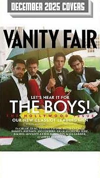 VANITY FAIR Dec.25- Riz Amed, Jonathan Bailey, Harris Dickinson, Andrew Garfield, Jeremy Allen-White