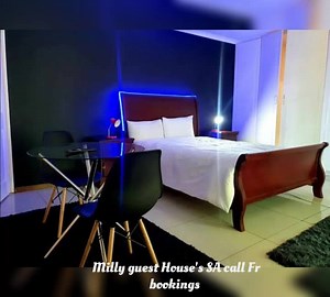 ATTENTION: MILLY GUEST HOUSE MANAGEMENT DON,T ACCEPT ONLINE PAYMENTS VIST OUR ADDRESS @ 15 DERYCK NEL UNIVERSITAS ,BLOEMFONTEIN ,9321 FR BOOKINGS Hours 1 to 2hrs R150, 3hrs R200 ,Day rest R400 Night R400 ND R450 Book affordable accommodation at Milly Guest house 📧 Millyguesthouse00@gmail.com 📞 27630957005 📞063 095 7005 https://wa.me/27630957005 CALL OUR NUMBER LISTED ABOVE ONLY ENJOY YOUR STAY WITH US | Milly Guest House Bloemfontein call 27630957005