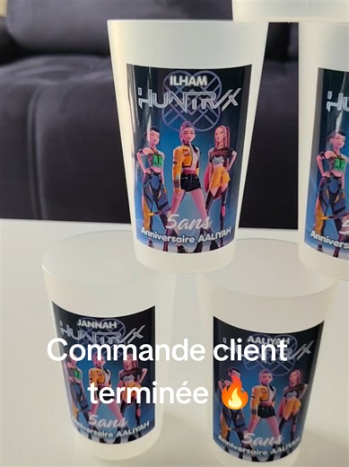 ✨ Commande client terminée 🎂💛 Gobelets personnalisés à thème pour anniversaire avec prénom de l’enfant, âge et prénoms des invités ✨ Un joli souvenir unique pour une fête inoubliable 🥰 📩 Personnalisation selon vos envies #gobeletpersonnalise #gobeletatheme #commandeclient #anniversaireenfant #gobeletanniversaire
