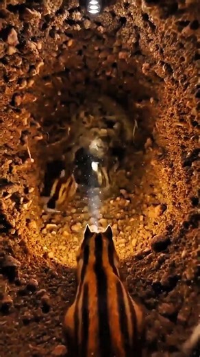 Wild Eastern Chipmunk POV: Inside a Secret Underground Colony | Tiny Burrow Life