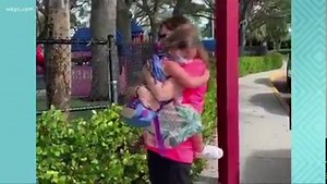 4.6K views · 58 reactions | NO, YOU'RE CRYING!!!!! A Shaker Heights woman is reunited with her 4-year-old granddaughter for the first time in seven months ♥ Have you had any special reunions lately in light of the pandemic? Here's how you can share them with us: https://www.wkyc.com/article/life/heartwarming/feel-the-love-share-videos-photos-safe-reunions-with-loved-ones/95-c44c0811-a7ed-4add-b281-e3a3e83431d5 | WKYC Channel 3 - Cleveland | Facebook