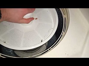 GE Filter Flo: Empty Mini basket wash