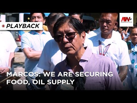 Marcos: Huwag mag-alala ang mga tao
