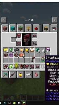 HOW TO CRAFT CRYSTALLIZED BLOOD ARMOR and its bonus in MINECRAFT COMPANIONS