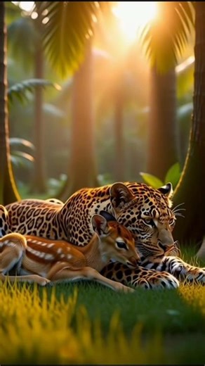 “जब दुश्मन बना रक्षक 😭 तेंदुए का टूटता दिल | Emotional Jungle Story”