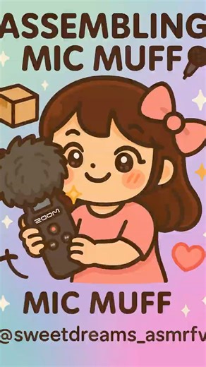 🎤 ASMR Mic Muff Setup | Zoom H1 Essential Accessory Assembly ✨