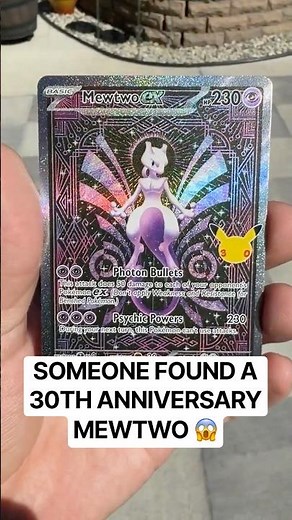 SOMEONE FOUND A 30TH ANNIVERSARY MEWTWO 😱