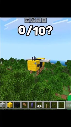 Cute Bee in Minecraft 🐝🥺