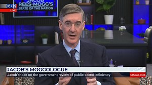 3.2K views · 114 reactions | ‘Our departure from the EU required us to rethink the structure of the British state, and this is a step in the right direction.’ Jacob Rees Mogg praises the Government’s review of public sector efficiency. | GB News | Facebook