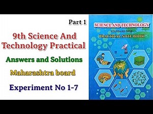 9th Science And Technology Practical Note Book all Answer and Solutions | 9th practical Workbook