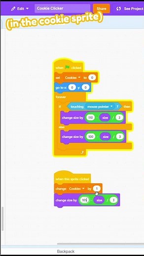 How To Make Cookie Clicker In Scratch! #scratch