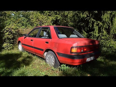 Starting 1989 Mazda 323 After 10 Years + Test Drive