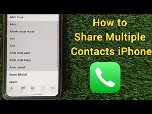 How to Select Multiple Contacts and Share on iPhone | Quick & Easy Guide!