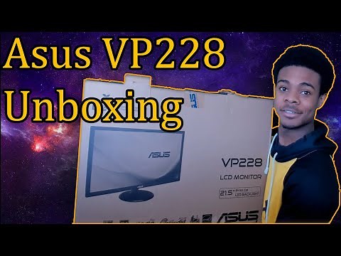 ASUS VP228 LCD Monitor Unboxing