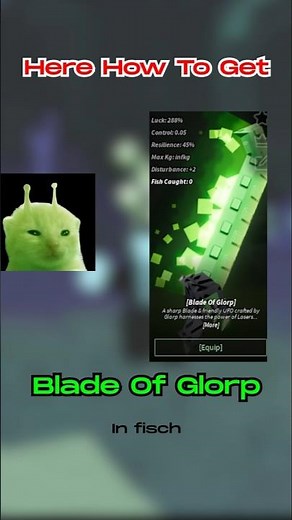 How to get blade Of Glorp in fisch #fisch #roblox #howto #robloxfisch #showcase #robloxgame