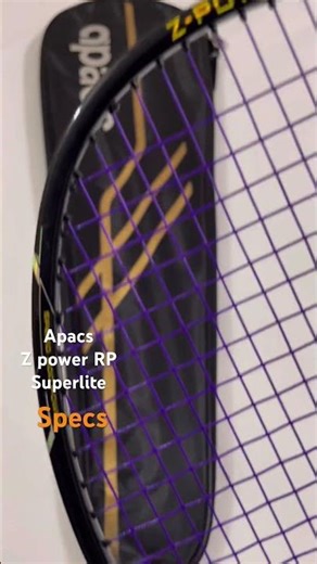 Apacs Z Power 900 RP Superlite badminton racket Specs #badminton #badmintonlovers #shuttlesmash