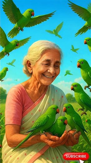 Grandma’s Parrot Who Didn’t Lay Eggs 😱 | Emotional & Funny Short Story 😂#parrot #ai #cartoon