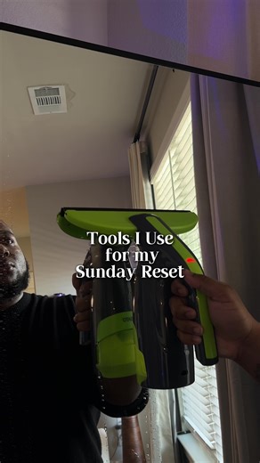 Sunday reset essentials ⤵️ \t1.\tSteam cleaner — deep cleans & sanitizes \t2.\tWindow vacuum — streak-free glass \t3.\tElectric spin scrubber — tackles tough grime \t4.\tVacuum — pulls dust from deep in carpets \t5.\tGarbage disposal cleaner — breaks down buildup & odors \t6.\tCarpet deodorizer — lifts smells trapped in fibers #cleaningtools #apartmenttherapy #cleaningmotivation
