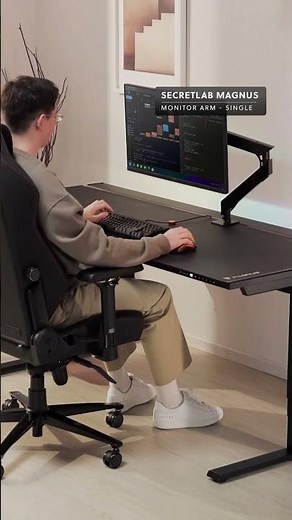 Find the perfect view | Secretlab MAGNUS Monitor Arm