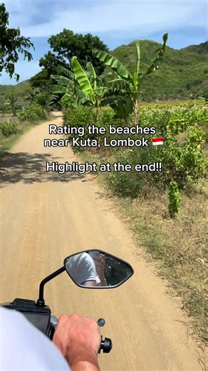 Beach hopping around Kuta, Lombok 🌴 So many different beaches within a short scooter ride — each with its own charm. Here’s how we’d rate them: 🏄‍♂️ Selong Belanak Beach — 9/10 Perfect for beginner surfing, wide beach, easy waves, great atmosphere. 🌊 Mawi Beach — 8/10 Amazing for experienced surfers, powerful waves, but not ideal for swimming. 🏖️ Tanjung Aan Beach — 7/10 Best for swimming and relaxing, calm water and beautiful scenery. 🌿 Hidden surf beach — 8/10 Small, super beautiful, grea