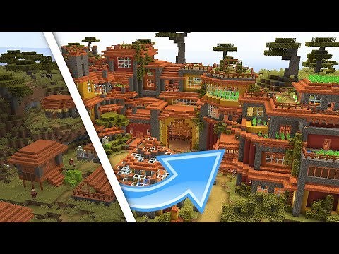 Minecraft Savanna Farm Village Transformation! | Minecraft Village and Pillage Build