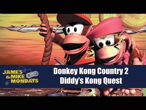 Donkey Kong Country 2 - Part 1 (SNES) James & Mike Mondays