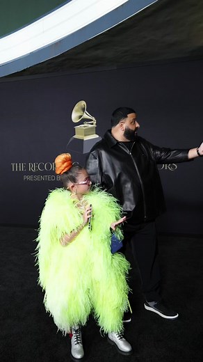 Talking Style & Kicks with DJ Khaled on the Grammy Red Carpet