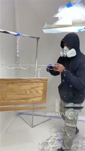 Spray Painting Hose Cabinet Makeover #shorts #paint #tools #diy #hose