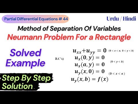 Solution of Laplace Equation with Neumann Boundary Conditions