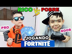 RICO VS POOR PLAYING FORTNITE
