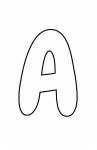 Large Bubble Alphabet | Uppercase Letters | Big Bubble | Block Letters | Kindergarten School Board Classroom Teaching PDF |digital Download - Etsy