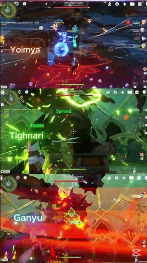 Genshin Impact, Inazuma vs liyue vs Sumeru Bow users #genshinimpact #nuke #genshin #hoyoverse