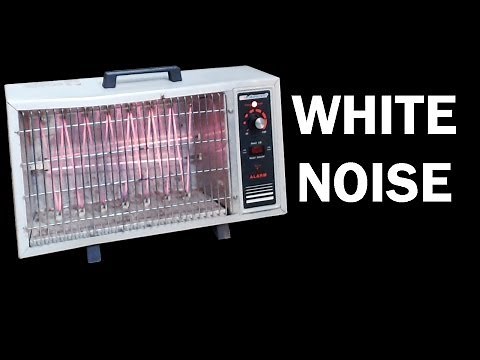 Old Space Heater White Noise, ASMR 10 hours, relaxing video, sleep aide, sound effect