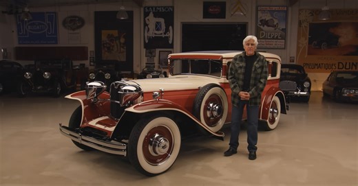 Jay Leno Drives One of America's First FWD Cars, Calls It a Wonderful Piece of History