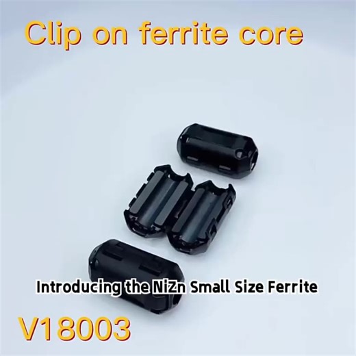 VIIP V18003 NiZn Ferrite Core Beads Clip on Type for Cable EMI Suppression Filter