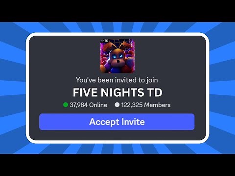 How to Join FIVE NIGHTS TD Discord Server (QUICK & EASY)