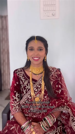 Star's Bride Pride Makeover's on Instagram: "Meet my beautiful bride Shabnam ……& her honest feedback🫶Thank you Shabnumrazak✨ For bridal enquiries dm or WhatsApp for details- @starsbridepride_makeovers #makeupoftheday💄 #proffesionalmakeup #bridalmakeup #muslimbridemakeuplook❤️ #muslimbride"
