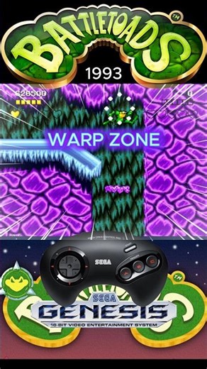 Battletoads Sega Gameplay Level 4 Ice stage #retrogaming