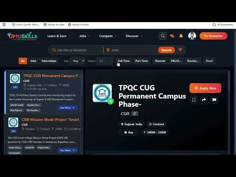 How to Find and Apply for Jobs on UptoSkills | Step-by-Step Guide 🚀