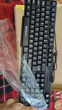 Zebronics K20 keyboard Unboxing