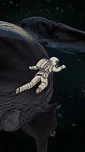 A dream lost in space 🌌Weightless.#space #astronaut #dream #cosmic #edit